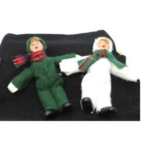 Byer's Choice 1992 Snowsuit Toddlers Set of 2
